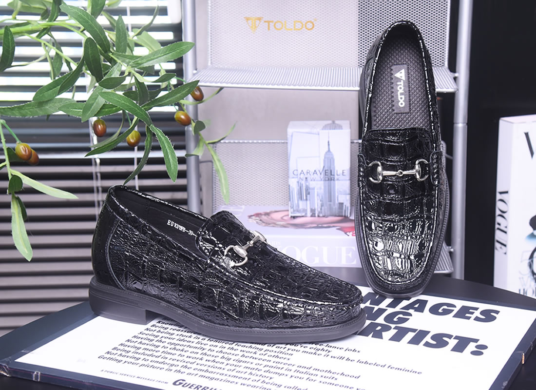 Giày cao nam 8cm đế khâu nhẹ 5